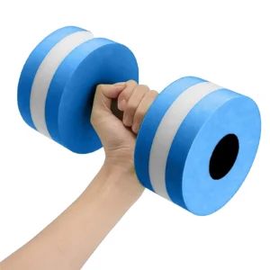 1 Pair Foam Heavy Resistance Barbells Pool Barbell